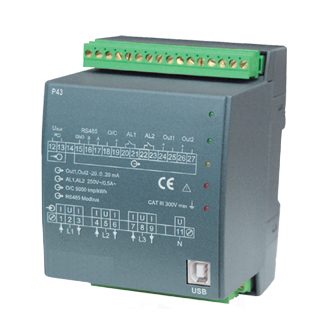 P43 – Programmable 3 Phase Power Transducer