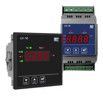 Digital Earth Leakage Relay Din Rail and Panel Mount (96 x 96mm)